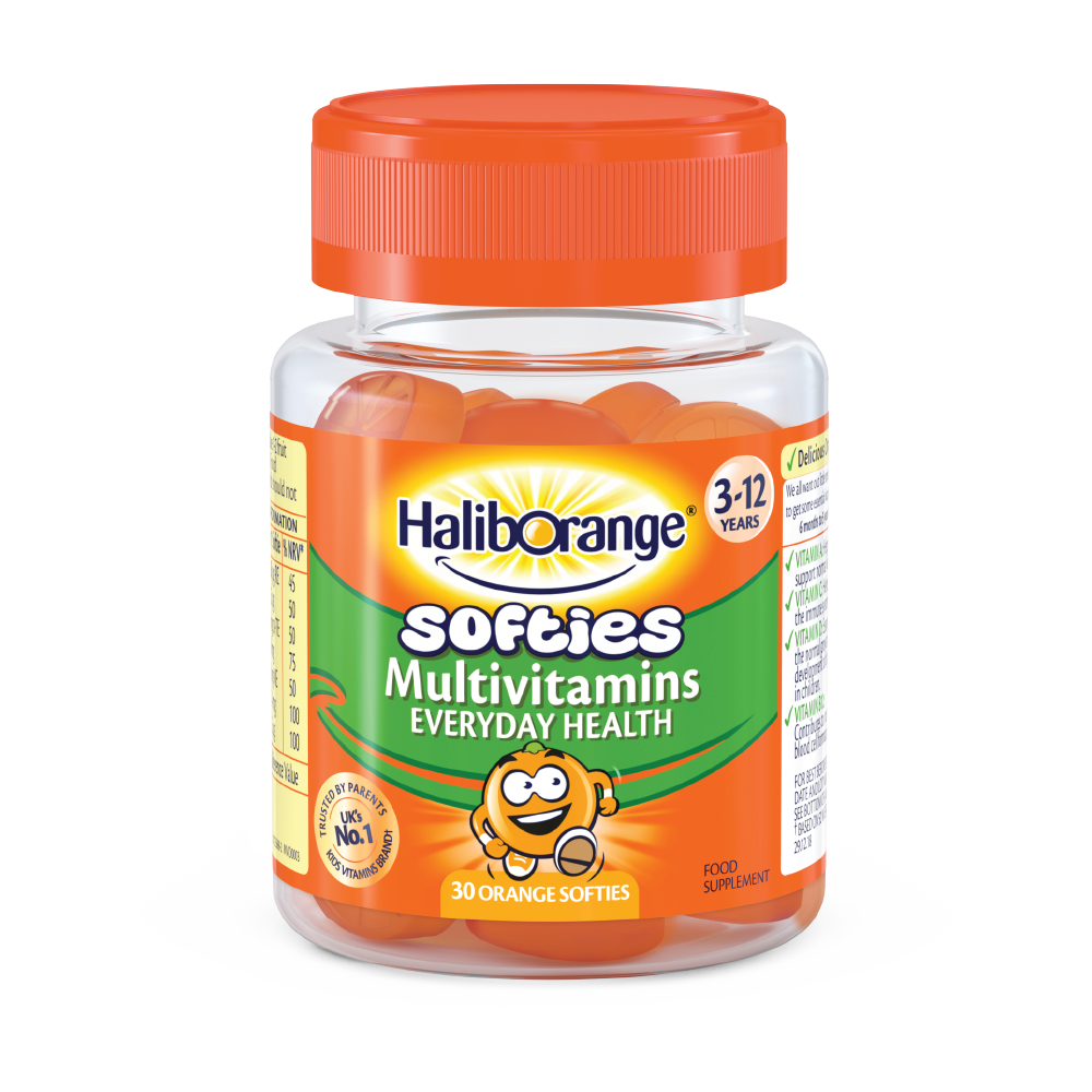 HalibOrange Softies Orange Multivitamins 5 x 30 Softgels (5 Pack) - Out of Date
